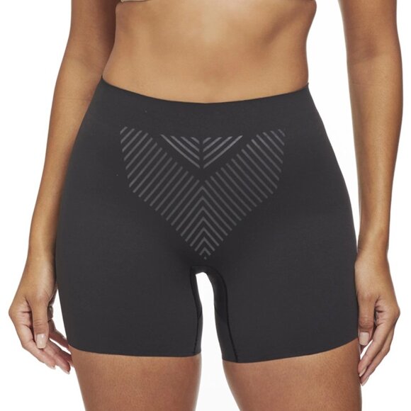 TC Fine Intimates Iconic Core Mid-Thigh Booty Lift Shaping Short - 4958 / Black